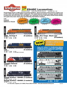 ES44DC Locomotives BNSF CSX Canadian National Norfolk Southern Undecorated