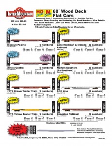 Missouri Pacific Illinois Central Trailer Train Lake Michigan & Indiana Railroad Norfolk Southern SOO Line Canadian National Undecorated