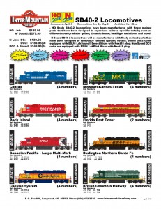 Conrail Rock Island Canadian Pacific Chessie System Missouri Kansas Texas MKT Florida East Coast BNSF British Columbia Railway