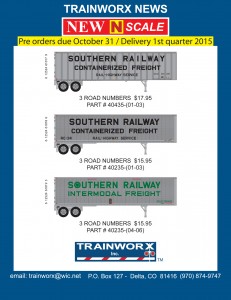 Trainworx N Trailers Southern Railway
