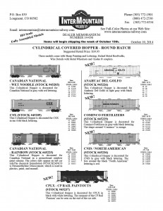 Canadian National CSX Canadian National Rainbow Anahuac del Golfo Cominco Fertilizers CNIS North American CPLX CP Rail Paintout