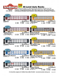 Santa Fe Norfolk Southern Canadian National Grand Trunk Western Canadian Pacific BNSF Southern Pacific CSX Louisville & Nashville Western Pacific Trailer Train TTX