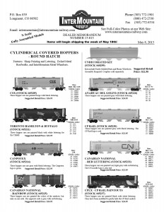 CSX Toronto Hamilton & Buffalo Canpotex Canadian National Anahuac Del Golfo CP Rail Canadian National CPLX Paintout Undecorated Kit