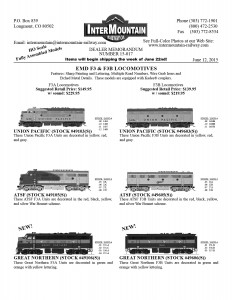 Union Pacific Santa Fe Great Northern