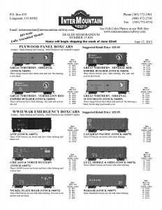 Great Northern Santa Fe Chicago & NorthWestern Nickel Plate Road Canadian Pacific Gulf, Mobile & Ohio Wabash