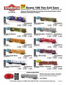 CSXT Norfolk & Western Conrail Chicago South Shore Chicago & North Western Iowa Interstate Norfolk Southern - Protect III Santa Fe BNSF Missouri Pacific Undecorated Kits