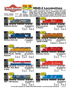 Seaboard System Montana Rail Link Union Pacific BC Rail CSX Saint Lawrence & Hudson Genesee & Wyoming Nebraska Central Indiana Railroad CEFX