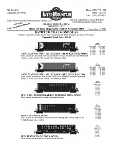 Canadian Pacific Multimark Sultran Procor Sullivan Scrap