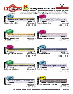 Chesapeake & Ohio Denver & Rio Grande Chicago & North Western Delaware & Hudson Seaboard Atlantic Coast Line Southern Pacific Nickel Plate Road Amtrak Norfolk & Western