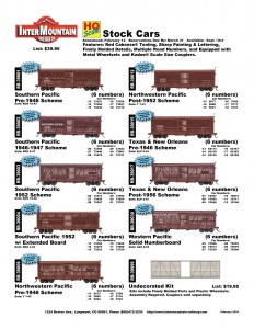 Southern Pacific Northwestern Pacific Texas & New Orleans Western Pacific Undecorated Kit