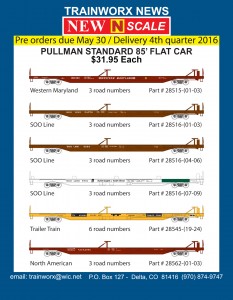 Western Maryland Soo Line Trailer Train North American