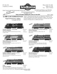 Maine Central Providence & Worcester Ferrocarriles Nacionales de Mexico LMX CSX Central Vermont Southern Pacific