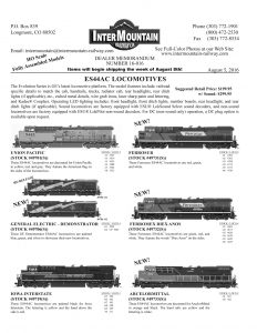 Union Pacific General Electric Demo Iowa Interstate Ferrosur Ferromex Diex Anos Arcelormittal