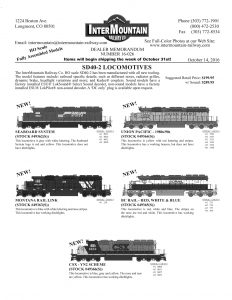 Seaboard System Union Pacific Montana Rail Link BC Rail CSX