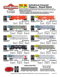 Potash Canadian National Andersons Canadian Pacific Procor Inland Cement CNLX Undecorated Kit