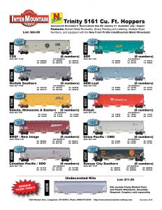 CSX Norfolk Southern Dakota, Minnesota & Eastern BNSF Canadian Pacific SOO AGP ADM Leaf Potash Union Pacific CMO Kansas City Southern Undecorated Kit