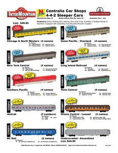 Chicago & North Western New York Central Southern Pacific Amtrak BC Rail Union Pacific Long Island Railroad Penn Central Illinois Central Undecorated