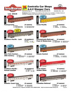 Pennsylvania Southern Pacific New York Central Atlantic Coast Line Union Pacific Illinois Central Rock Island Canadian National