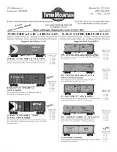 CP Rail Burlington CB&Q PFE Northern Pacific AGAR