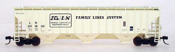 PWRS L&N, Original Family Line Scheme
