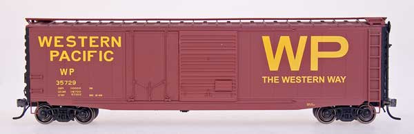 INTERMOUNTAIN RAILWAY COMPANY HO SCALE WESTERN PACIFIC 40’ BOXCAR BRAND NEW!!